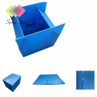 650GSM Blue PP Hollow Board Packaging Flûte