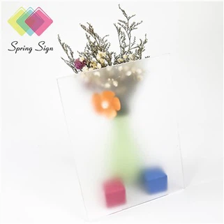 Feuille acrylique givrée de plusieurs couleurs de taille personnalisée
