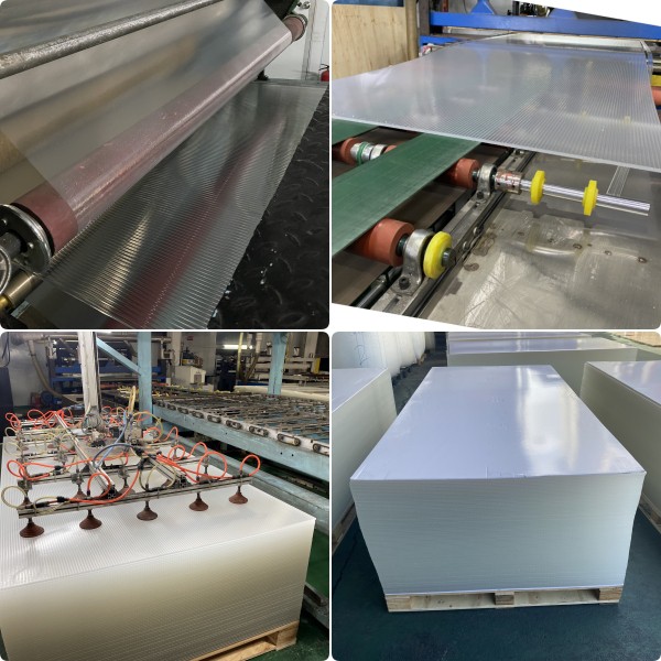 extruded fluted acrylic sheet production extruded fluted acrylic sheet production